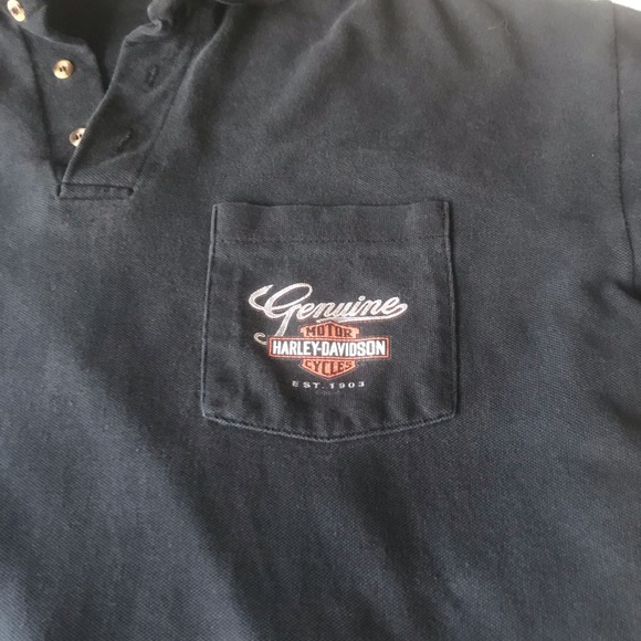 HARLEY DAVIDSON DAYTONA BCH POLO SHORT SLV PATCH - Picture 4 of 8